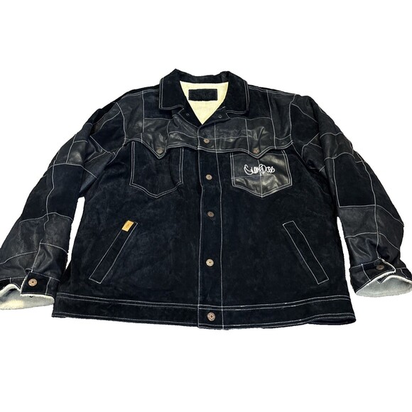 Snoop Dogg Leather Suede - Soft inside - See all photos Jacket 2XL - Picture 1 of 12